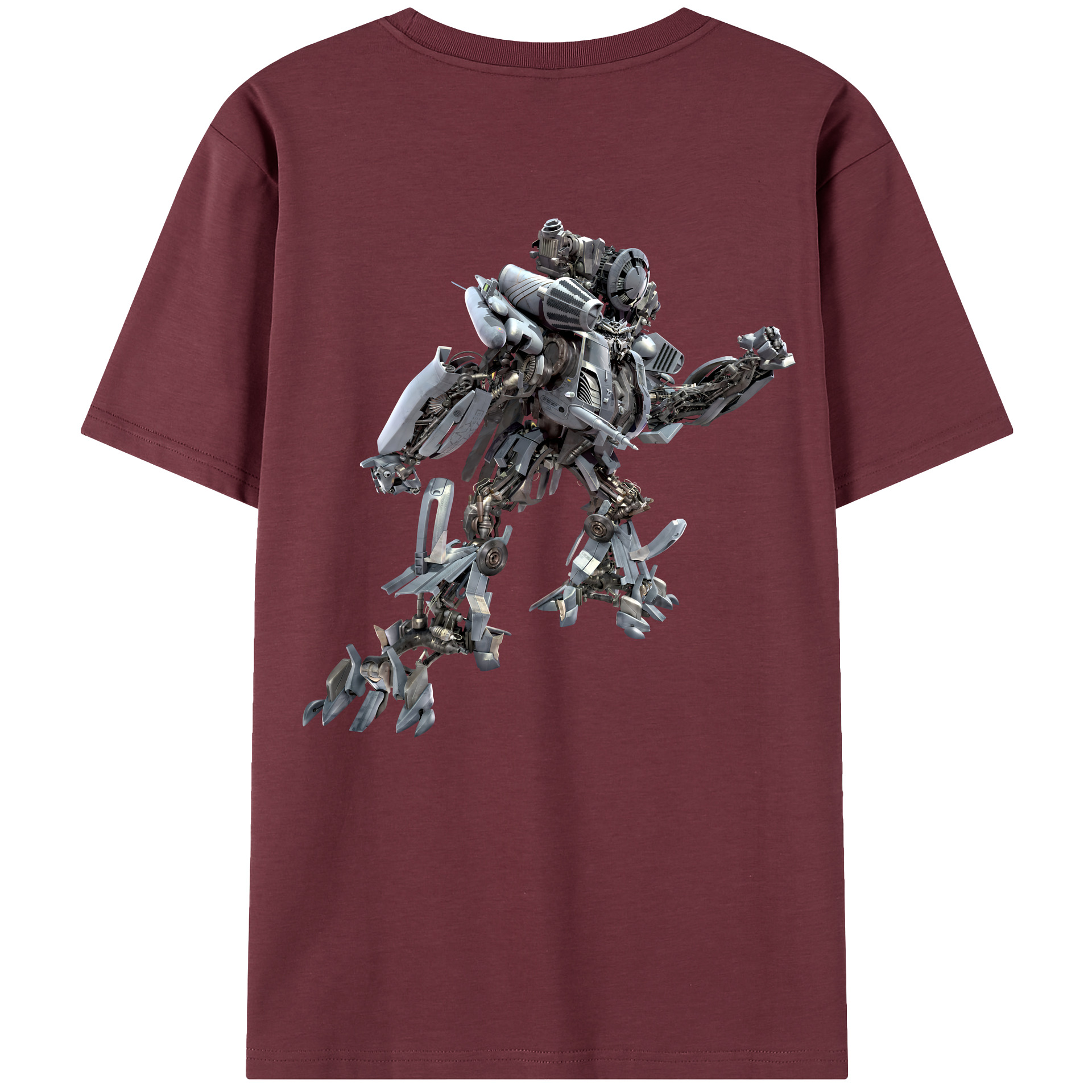 （画像用） Transformers トランスフォーマー 綿100％半袖Tシャツ（背面プリント）